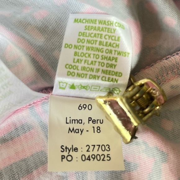 Lilly Pulitzer Beacon Dress Mandevilla Pink Slathouse Stripe Engineered - Picture 7 of 8